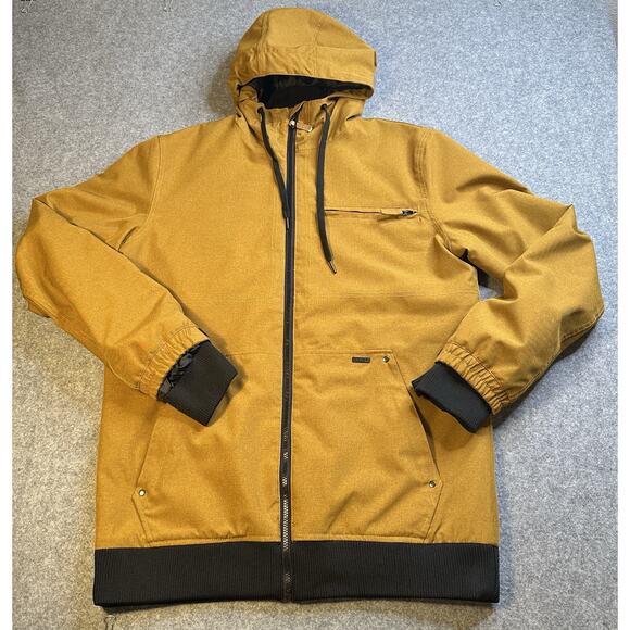 Empyre 10,000 MM Waterproof Snowboard/Ski Jacket Mustard Yellow Men Size Medium - Picture 1 of 15